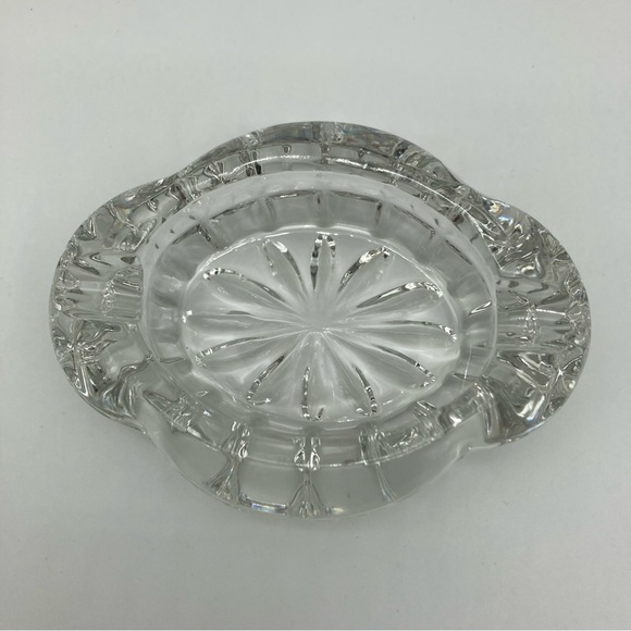 Crystal oval ashtray - Picture 1 of 7